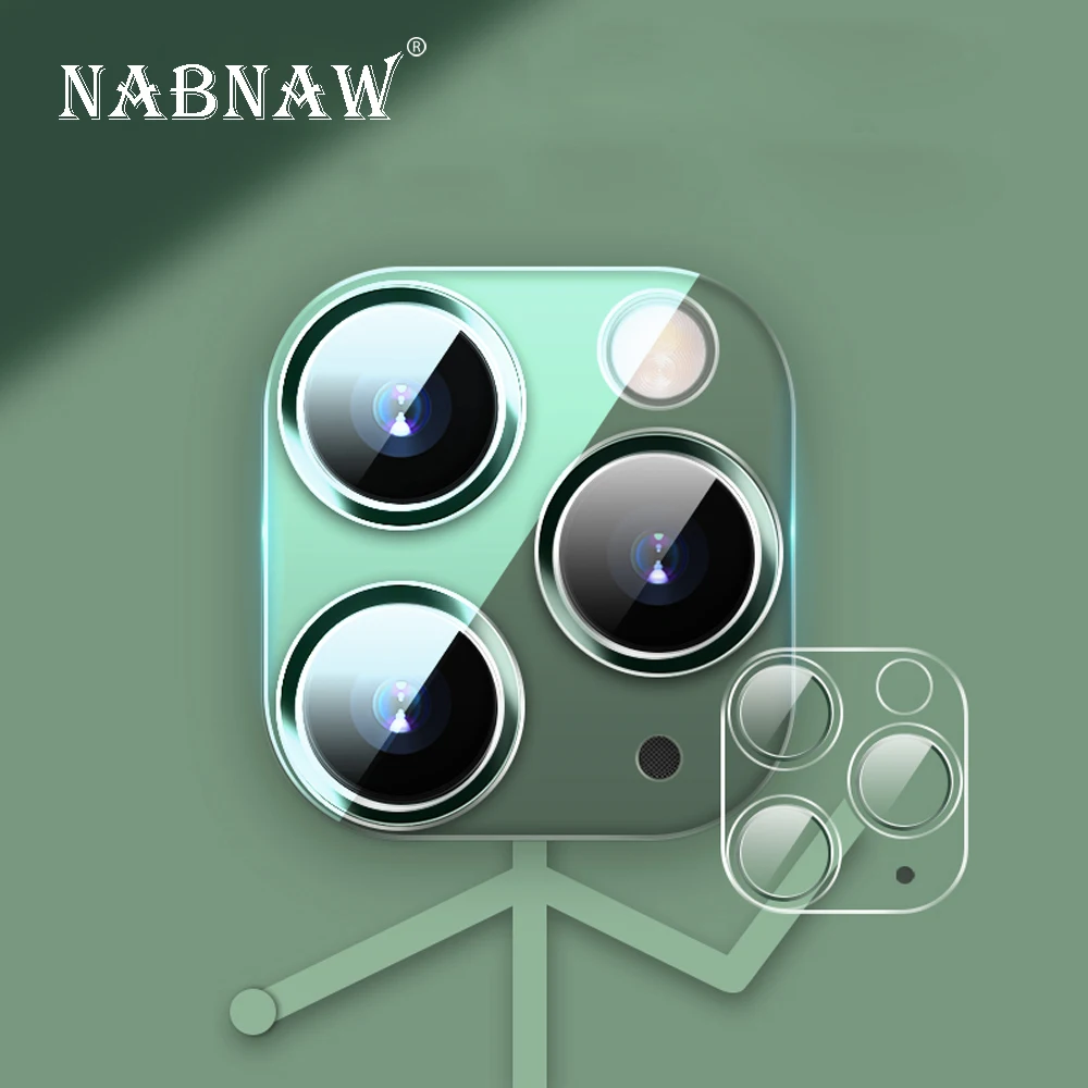 

NABNEW HD 9D Camera Len Glass for iPhone 7 8 Plus XR X Xs 11 Pro Max Safety Screen Protective Glass for iPhone 11 Pro XR Xs Max