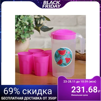 

Set "Watermelons": jug 1.3 l, 4 glasses 250 ml 4135215