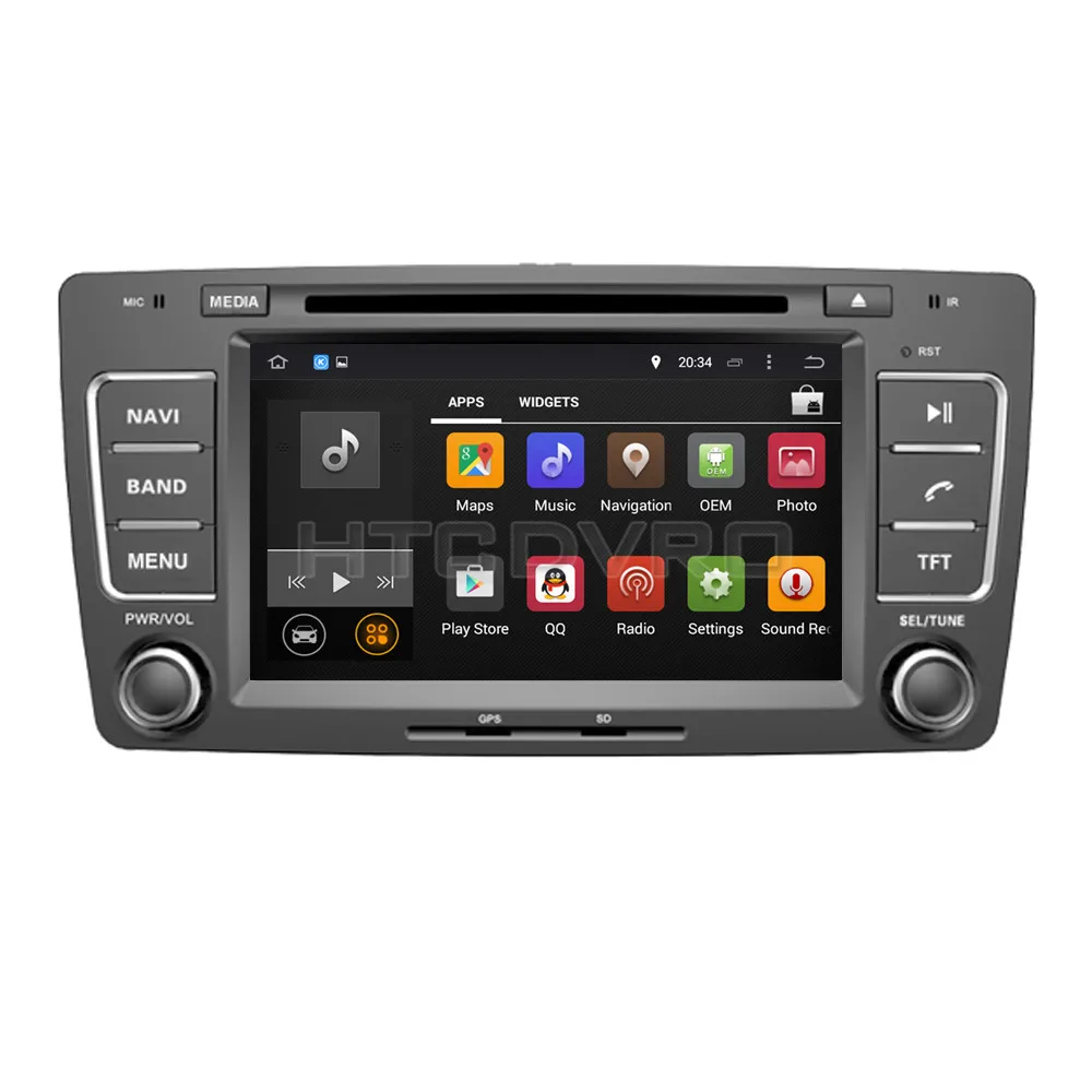 YMODVHT 7 дюймов 4G Восьмиядерный Android 9 0 1 Автомобильный DVD плеер для Skoda Octavia 2013 GPS авто
