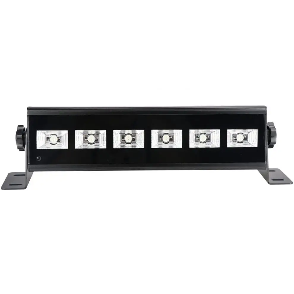 6 LED 18W Remote Control UV Violet Black Lights with Voice Control / Self-propelled / DMX 512 for Christmas Party Hot