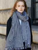 2022 Real Wool Women Scarf Stole Plaid Wool Scarves for Women Winter Warm Female Poncho Cape Fashion Lady Shawls New Styles ► Photo 2/5