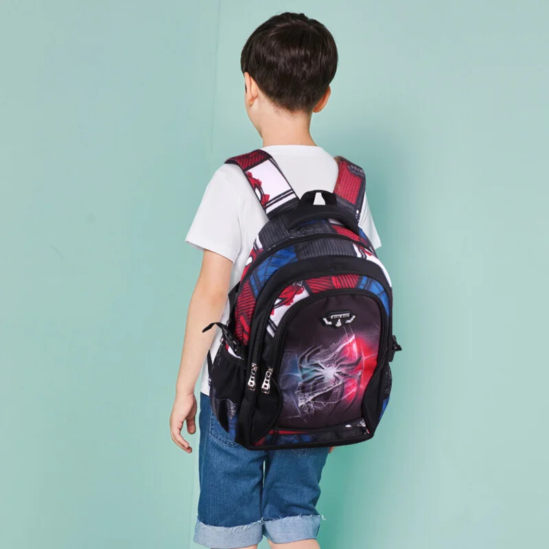 Edison New School Bag Children Backpack Boy Girl School Backpack Miracle Series Cartoon Student Bag 3D Printing Offload Backpack - Image 2