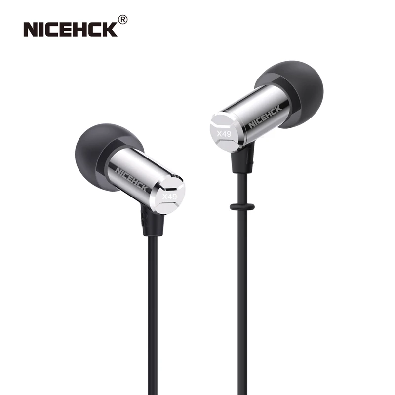 NICEHCK X49 одиночные BA сбалансированные арматурные драйвер мини наушники HIFI
