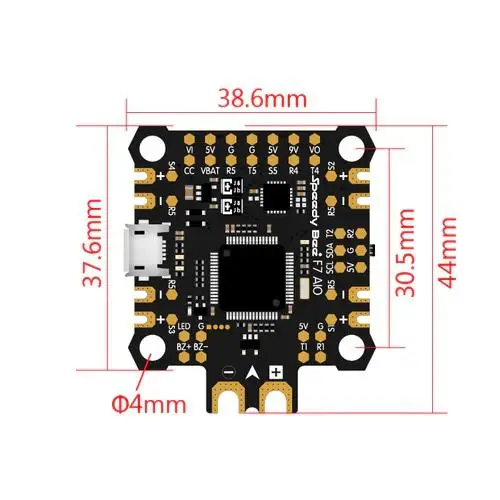 Контроллер полета Speedybee F7 AIO Bluetooth для радиоуправляемого дрона FPV Racing
