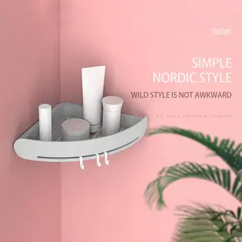 

Corner Bathroom Shelf Shower Shampoo Soap Triangle Rack Cosmetic Storage Organizer Wall Holder For Bathroom Shelf Shelves