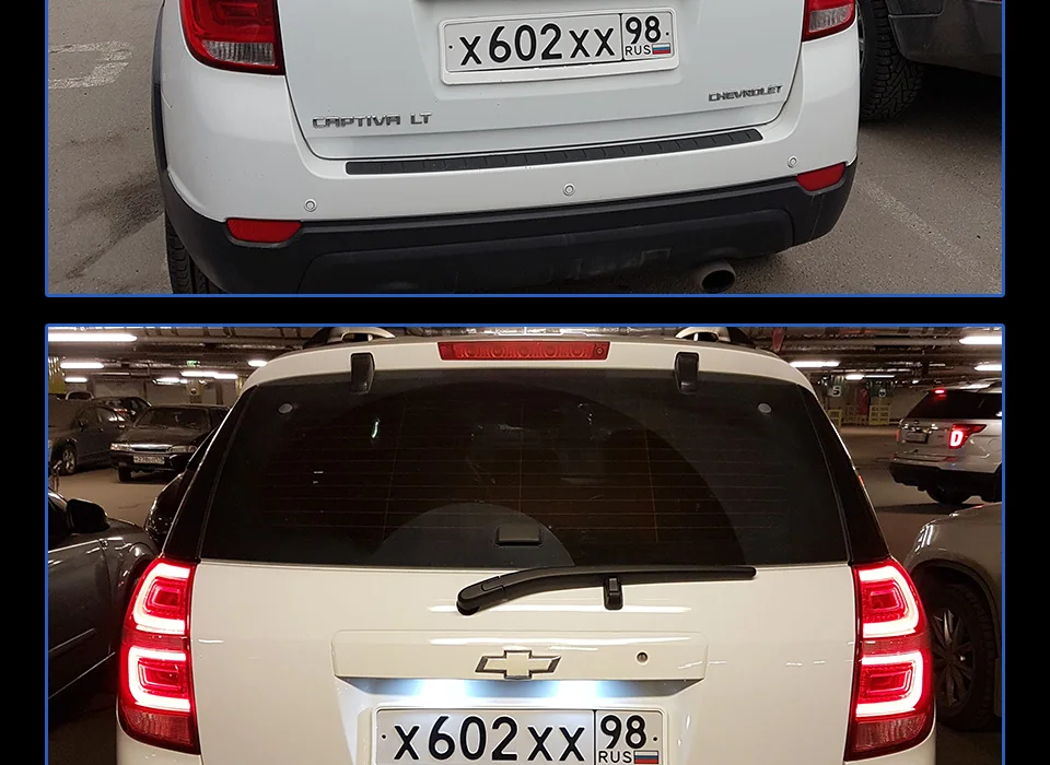 Задний фонарь для автомобиля Chevrolet Captiva 2008- светодиодный задний фонарь Противотуманные фары Дневные ходовые огни DRL тюнинг автомобильные аксессуары