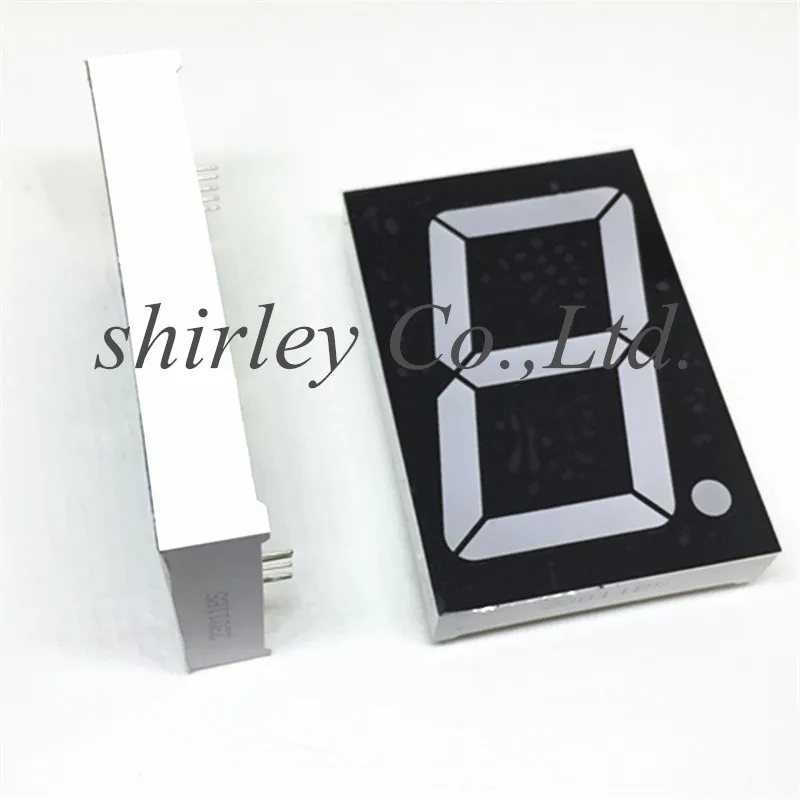 Free shipping 4 inch 7 segment Red Displays Digital Tube 10PIN Common anode LED Digital Tube