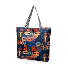 Производители оптом холщовые сумки с принтом в Корейском стиле Простые Модные сумки через плечо большая емкость сумка для покупок