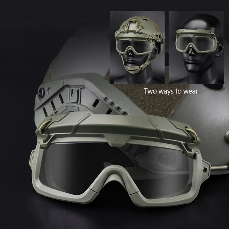 Тактические военные) страйкбольные охотничьи очки, очки для стрельбы, ветрозащитные очки Wargame, шлем, очки для пейнтбола, защита глаз