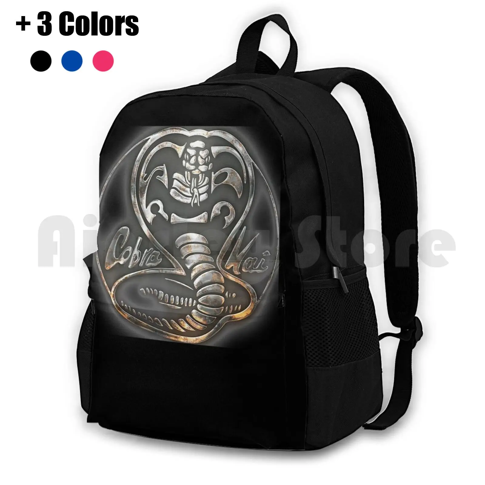 

Кай ржавый стальной Змеиный логотип наружный походный рюкзак Водонепроницаемый Кемпинг путешествия змея любовь змея забавная змея