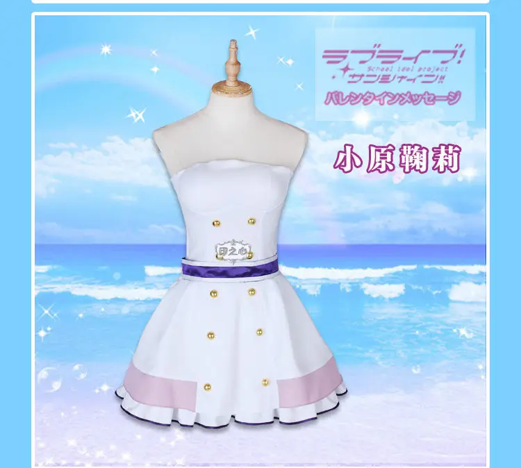 Аниме Love Live! Солнечном свете! Aqours Chika Riko 6-я годовщина вечерние все член горничной униформа для косплея F
