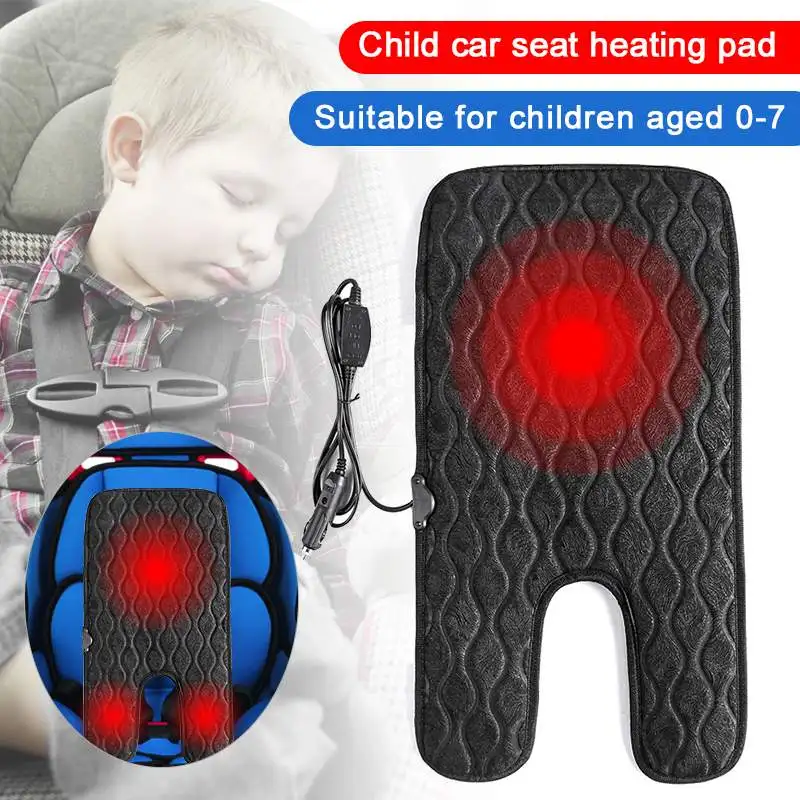  55*27 Non-slip 12V Car Baby Winter Car Seat Cover Carbon Fiber Heated Seat Heater Heating Cushion W