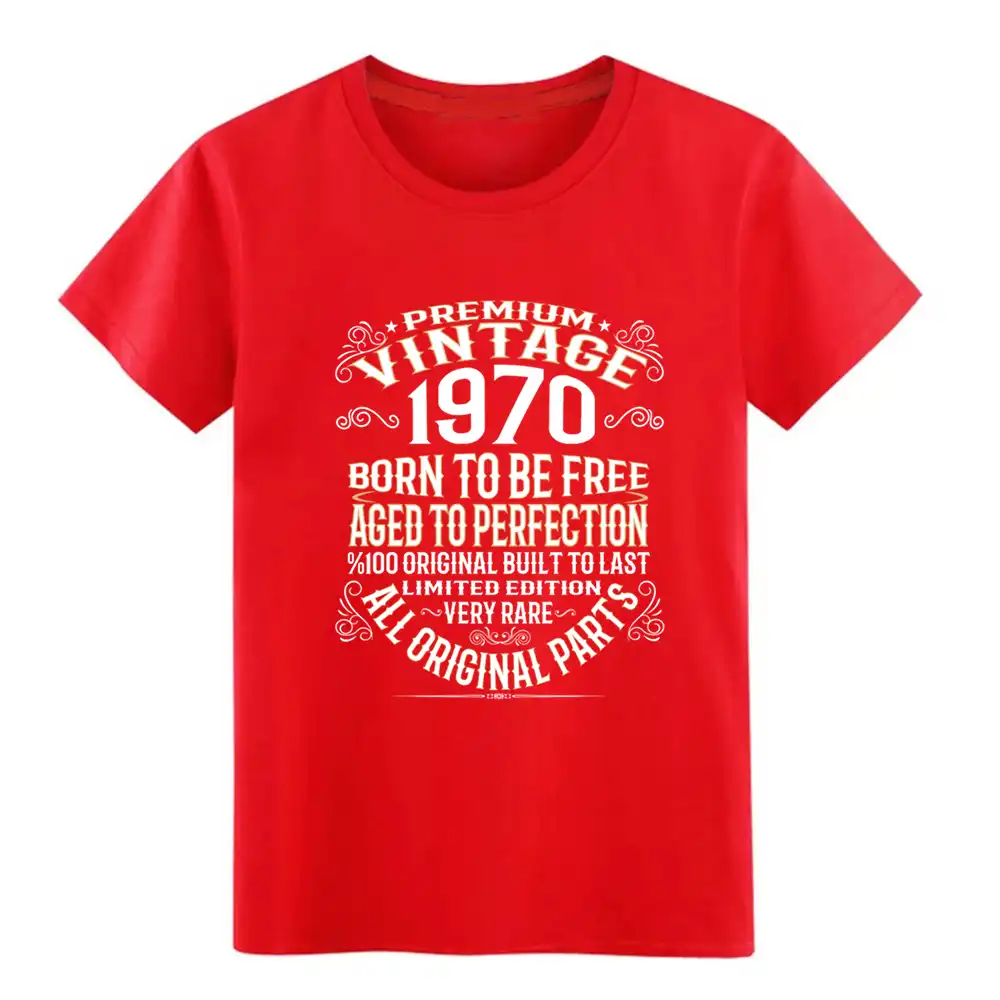 mens premium vintage 1970 t shirt design tee shirt plus size