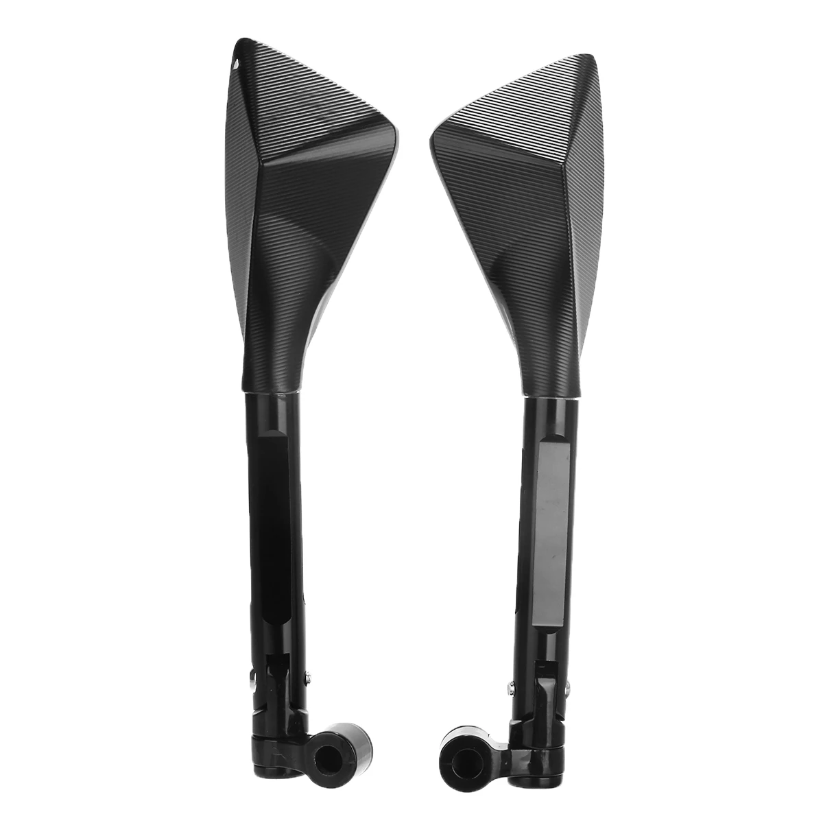 Для Honda Для Yamaha 2 шт черный CNC T-6063 алюминиевый мотоцикл боковые зеркала синее стекло зеркало заднего вида Mayitr