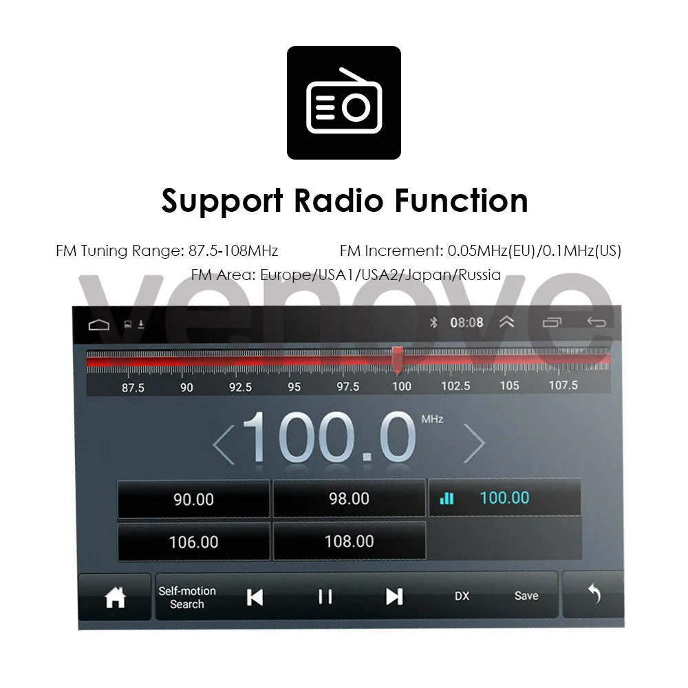 Top Android 9.1 2Din Car Radio Multimedia Player For Honda Accord 7 2003-2007 Car GPS Navigation Auto Stereo Supports Rearview Camera 4