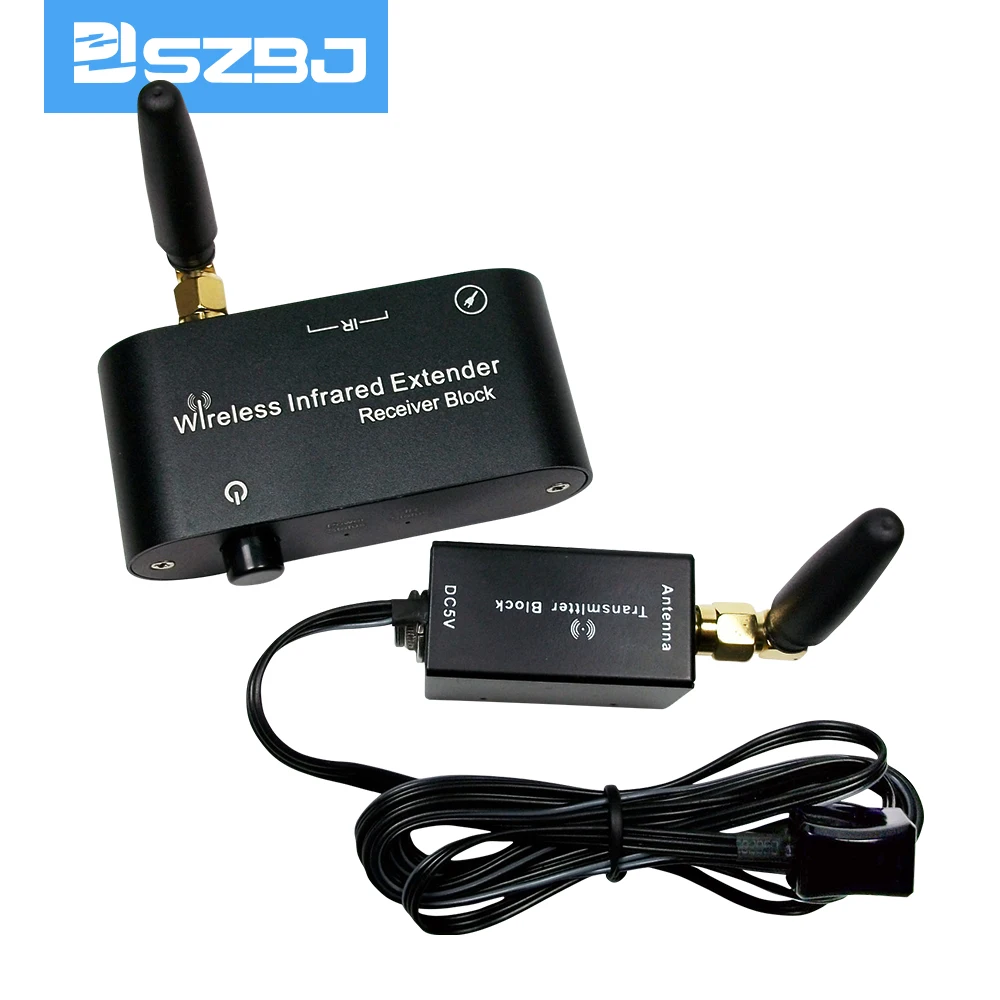 SZBJ WL-T2 беспроводной ИК-ретранслятор комплект/дистанционное управление; удлинитель высокой чувствительности сигнала беспроводной ИК-ретранслятор передатчик приемник