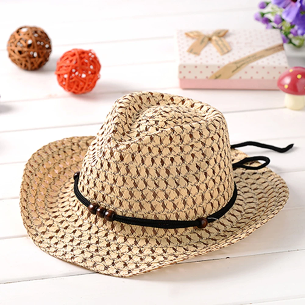 Yellow Summer Boy Girl Unisex Kid Knit Hat Sunscreen String Casual Fashion Cap Beanie - Цвет: Yellow