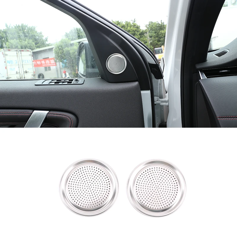 

Car Accessories A-Pillar Tweeter Decoration Net For Land Rover Discovery Sport 2020 Tweeter Protection Net Aluminum Alloy 2 Pcs