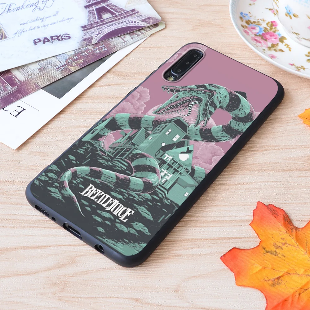 

Beetlejuice Print Soft Silicone Matt Case For Samsung Galaxy S Note and Galaxy A