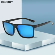 Солнцезащитные очки RBUDDY, мужские Поляризованные Квадратные Солнцезащитные очки, фирменный дизайн, защита от уф400 лучей, солнцезащитные очки oculos de sol hombre, очки для вождения