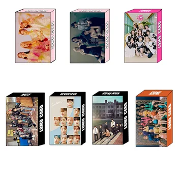 

30 Pcs/ Set Kpop TWICE BLACKPINK NCT SEVENTEEN Straykids IZONE Album Self Made Paper Lomo Photo Card HD Photocard Collection