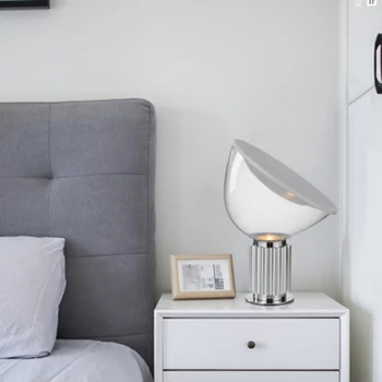

Modern LED Glass Radar Table Lamps Lighting Postmodern Living Room Lamp Indoor Decor Study Bedroom Bedside Table Light Fixtures
