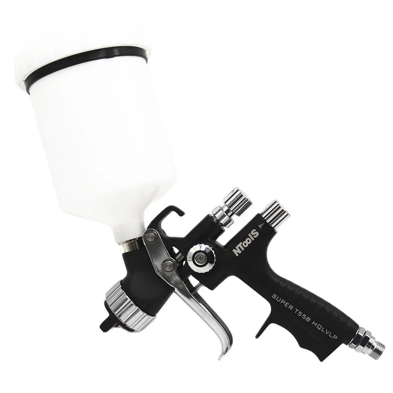 Lvlp Spray Gun With Adapter And Mix Cup Paint Spray Guns Airbrush