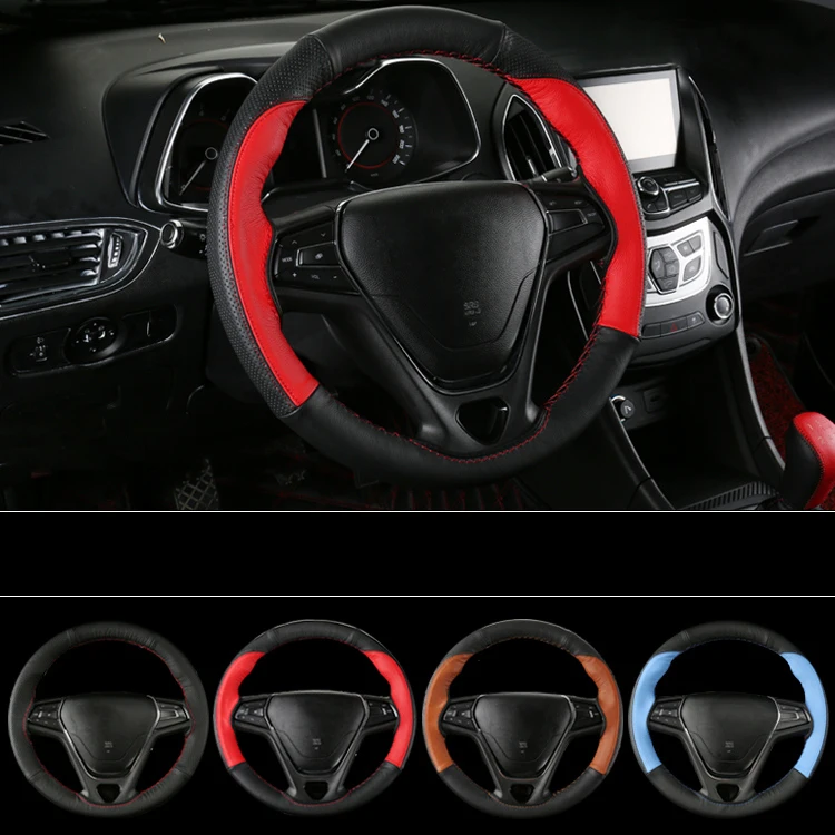 Для Chery ARRIZO5 ARRIZO 5 Крышка рулевого колеса Модифицированная ручная швейная крышка рулевого колеса отверстие ручки