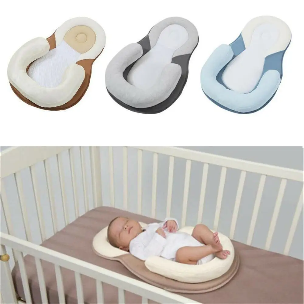 Infant Baby Newborn Pillow Cushion Prevent Flat Head Sleep Nest Anti Roll Baby Pillows Baby Pillow Prevent Flat Head