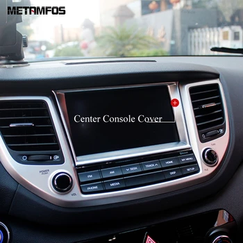 

For Hyundai Tucson 2015-2017 2018 Center Control Navigation Display Screen Frame Carbon Fiber Interior Accessories Car Styling