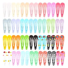 

Hair Clip Hairpins For Hair Barrettes Clips Pins Colorful Metal Hairgrip 5cm Cute Alligator Hairpins Women Accessories