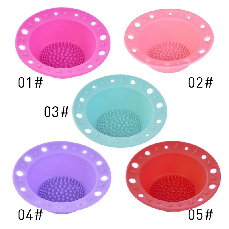 Silicone Makeup Brush Cleanser Soft Durable Makeup Brush Cleaning Mat Makeup Cleansing Tool Powder Brush Remover