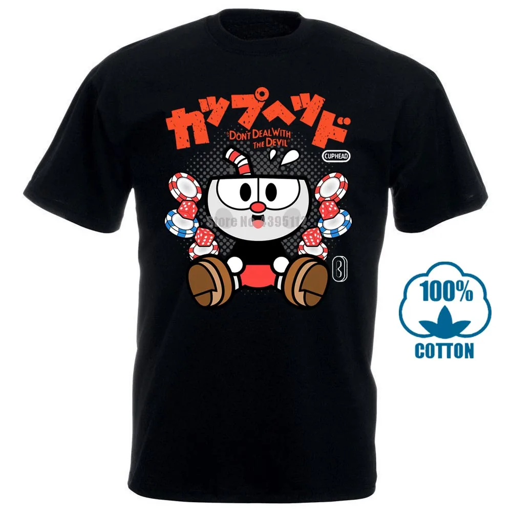 

Cuphead Chibi New Tee Shirt Size S 3Xl Style Round Style Tshirt