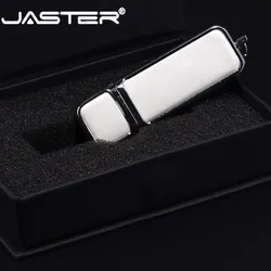 JASTER – clé usb 2.0 en cuir personnalisable avec logo, support à mémoire de 4GB 8GB 16GB 32GB 64GB, lecteur flash, cadeau d'entreprise 