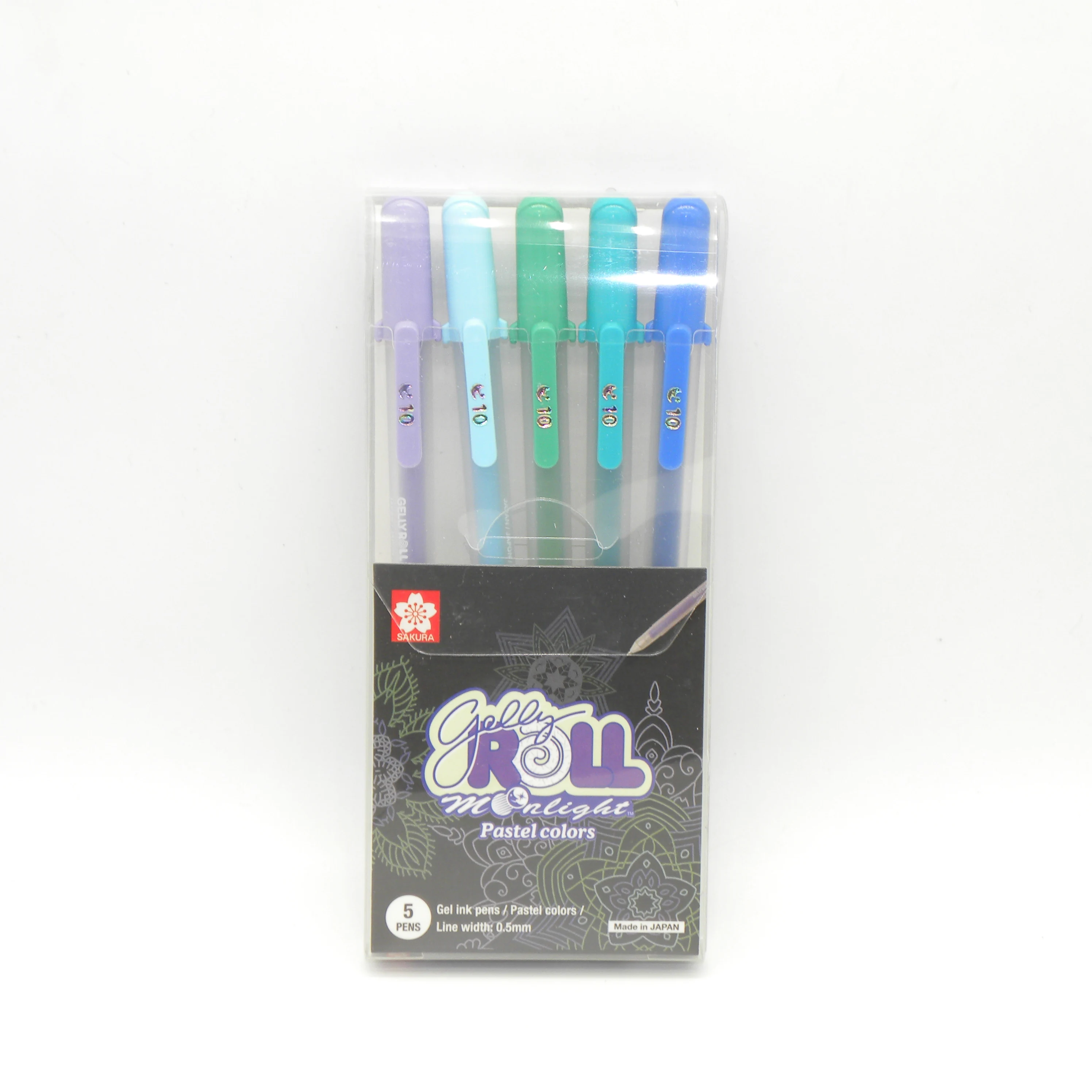 SAKURA Gelly Roll Moonlight – Set 3 Penne Gel Oceano (Viola, Blu, Verde) – Fluorescenti E Opache Per Carta Chiara E Scura - 2