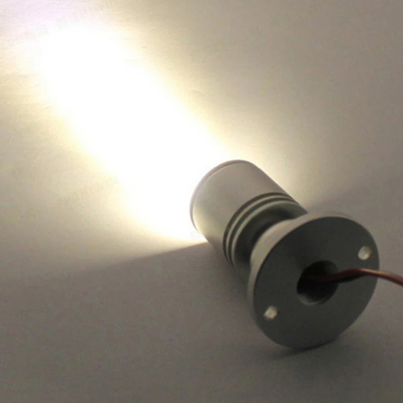 Мини-прожектор led ювелирные изделия счетчика 1 Вт Мини светодиодный прожектор светильник шкаф угловой светильник