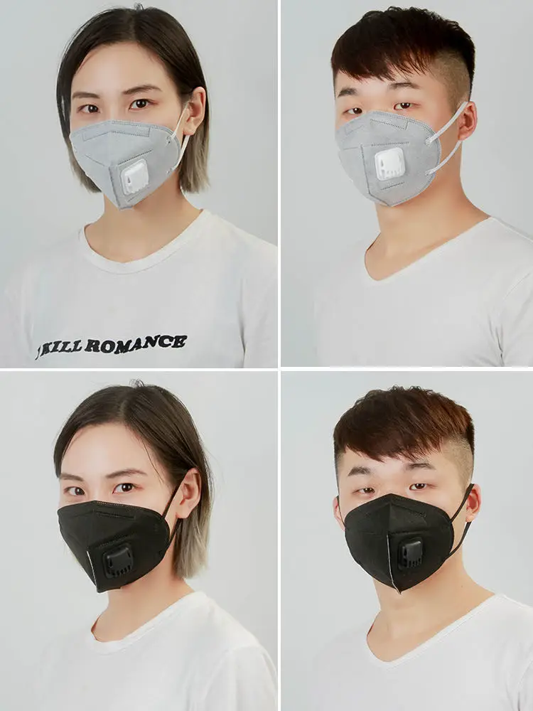 

Dust mask N95 anti-industrial dust gray powder polished breathable black men and women anti-poison haze anti-fog formaldehyde2.5