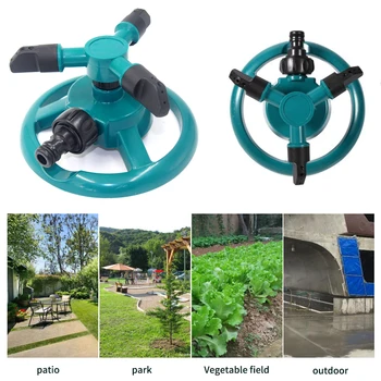 

Garden Sprinklers Automatic Watering Grass Lawn 360 Rotating Water Sprinkler 3 Arms Nozzles Garden Irrigation Tools 2020 New