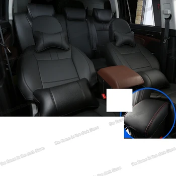 

Lsrtw2017 Luxury Durable Fiber Leather Car Breathable Seat Mat for Trumpchi Gs8 2017 2018 2019 2020 gac