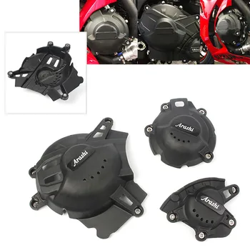 

GSXR1000 Motorcycle Left Side Engine Stator Crankcase Crank Case Cover Protector For Suzuki GSXR 1000 GSX R1000 2017 2018