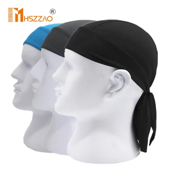 

1 Pcs Outdoor Riding Pirate Hat Quick-Drying Sports Turban Moisture Wicking Breathable Sunscreen Headgear Pirate Headscarf Cap