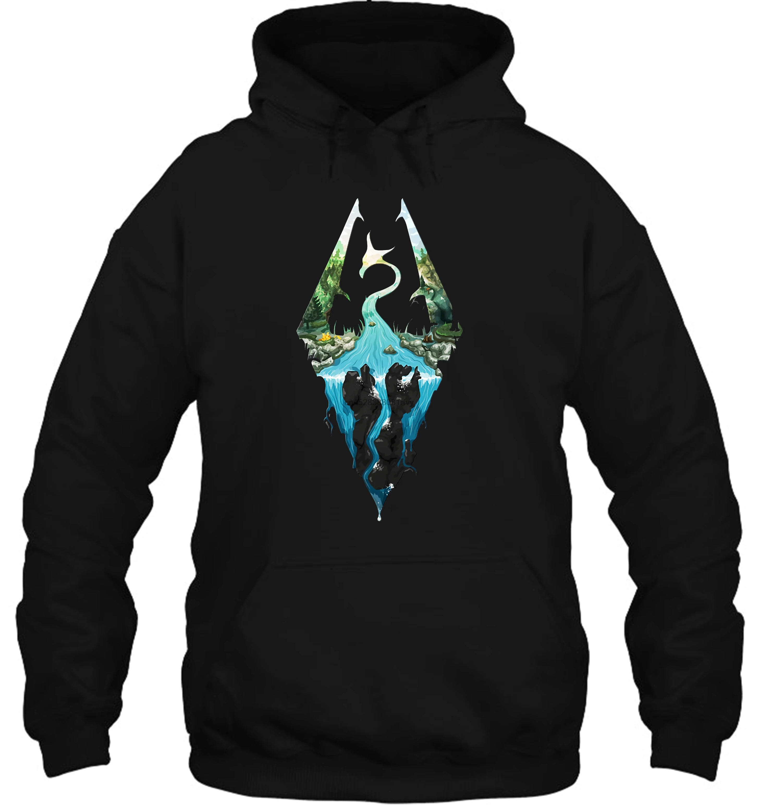 Мужская толстовка с логотипом Skyrim для размера плюс, команда 4XL, 5XL, 6XL, Camiseta, женская уличная одежда