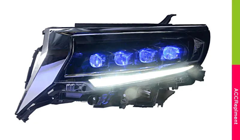 Автомобильный Стайлинг для Toyota prado светодиодный фары- светодиодный головной фонарь все светодиодный Противотуманные фары Дневные ходовые огни