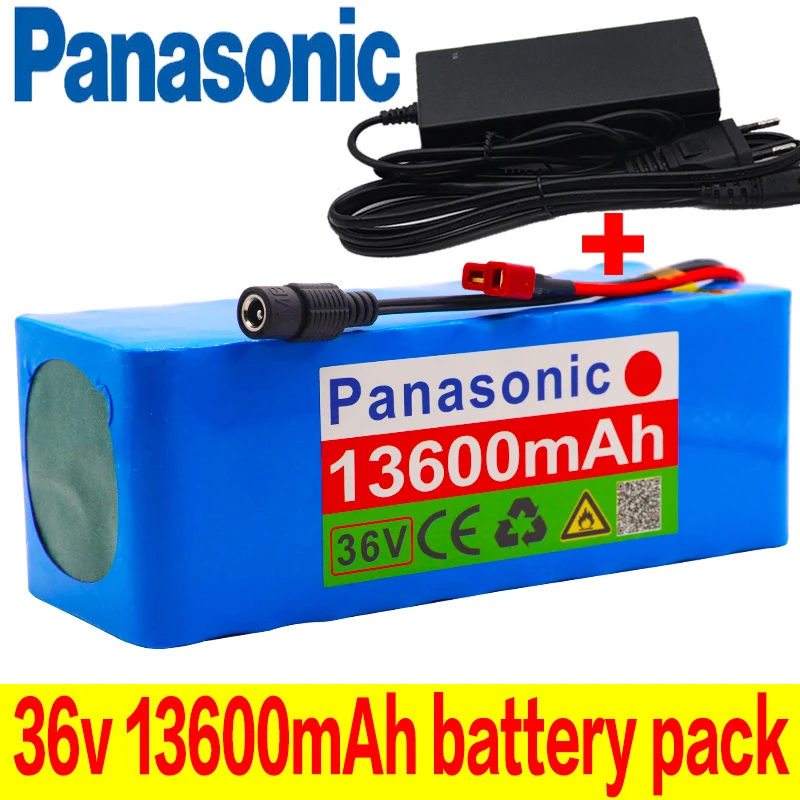 Оригинальный аккумулятор Panasonic 36V 10S4P 13600mAh 18650 500W 42V 13.6Ah для электрического