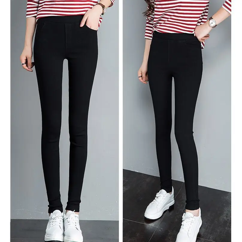 2020 New High Elastic Skinny Jeans For Women Pencil Legging Stretch Black Slim Legging Jeans Denim Lady Jeans