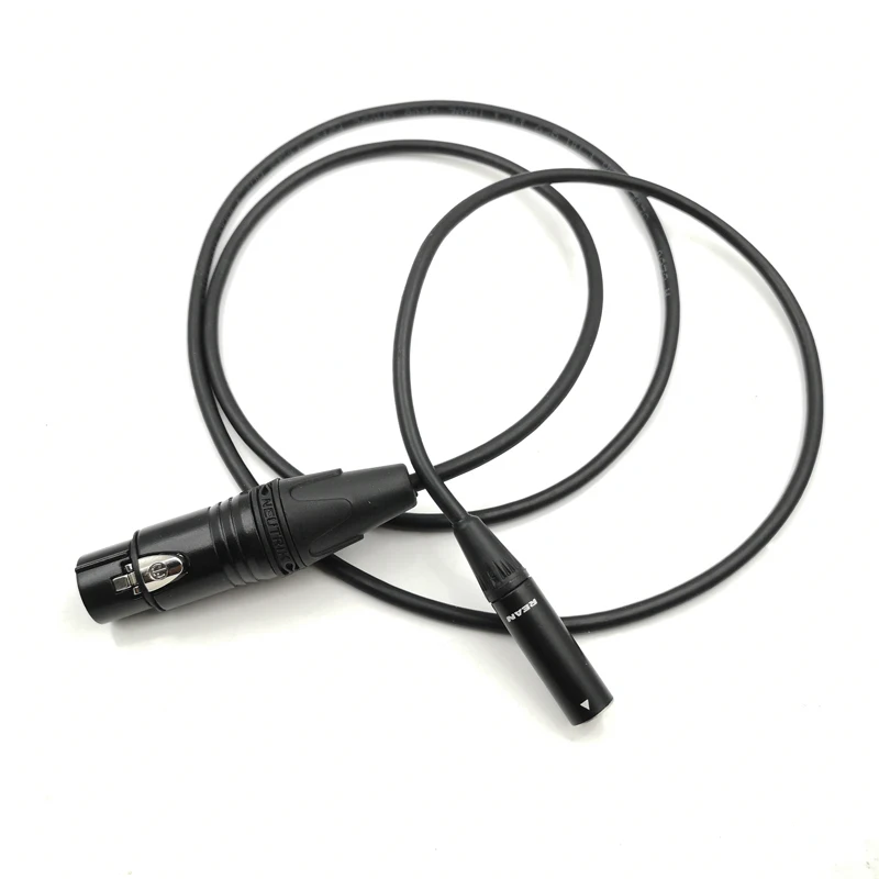 MINI XLR 3pin папа к XLR 3pin мама для Blackmagic Pocket cinema BMPCC 4k камера линейный аудио кабель