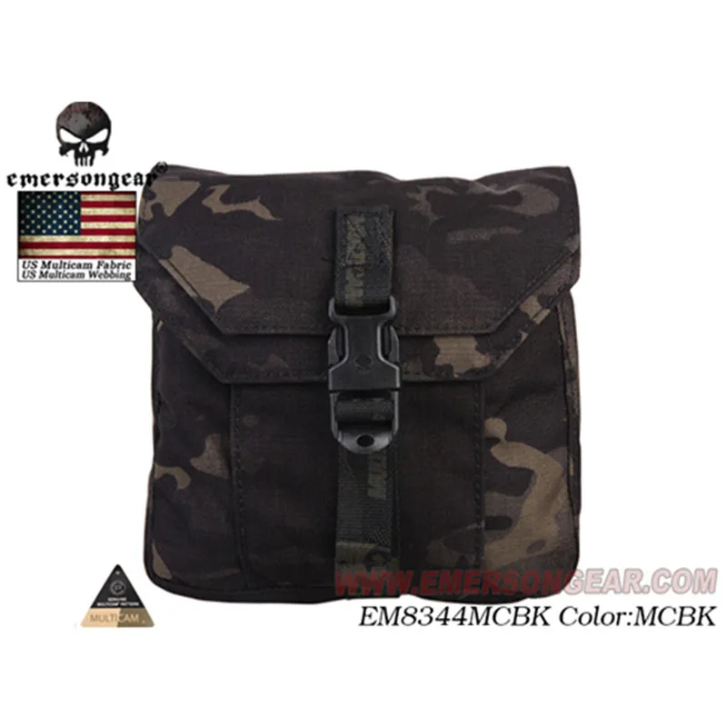 Emersongear Emerson тактический Чехол многоцелевой бой EDC инструмент сумка для оборудования страйкбол охота снаряжение - Цвет: MCBK