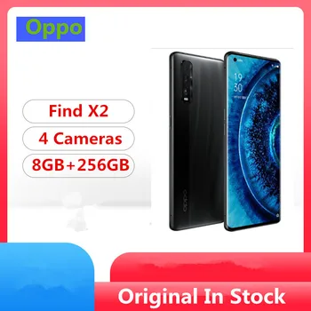 

New Model Oppo Find X2 5G Phone Snapdragon 865 Android 10.0 6.7" 120HZ 3168X1440 Screen Fingerprint 65W Super Vooc 48.0MP OTG