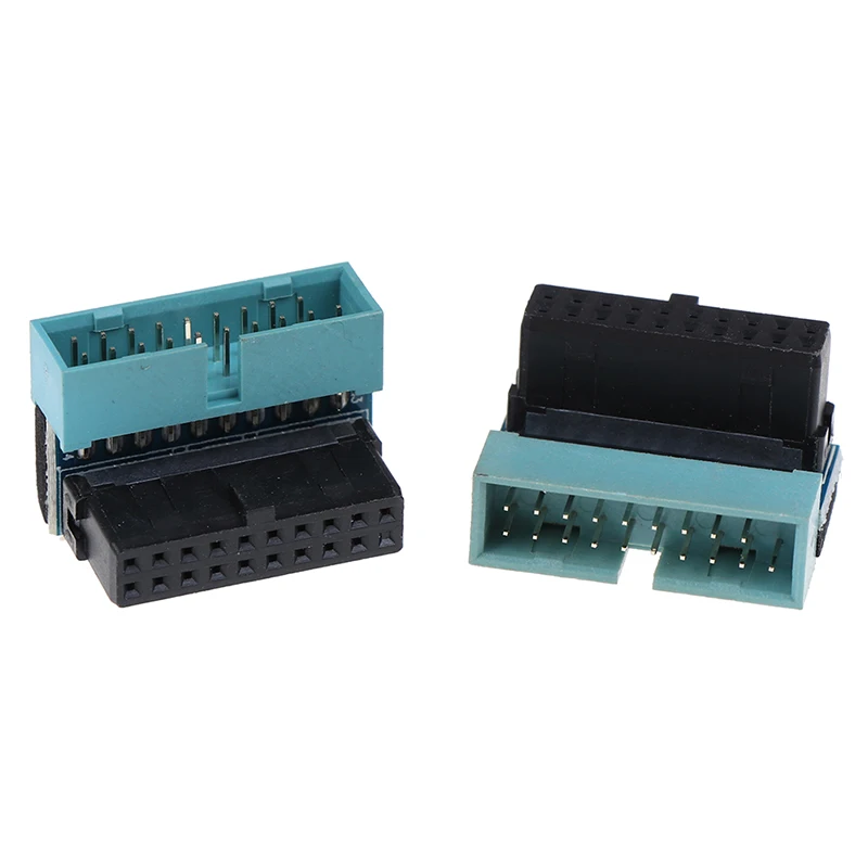 1PC USB 3.0 20pin Male To Female Extension Adapter Up Down Angled 90 Degree For Motherboard Mainboard for usb hub adapter usb adapter usb extension adapter