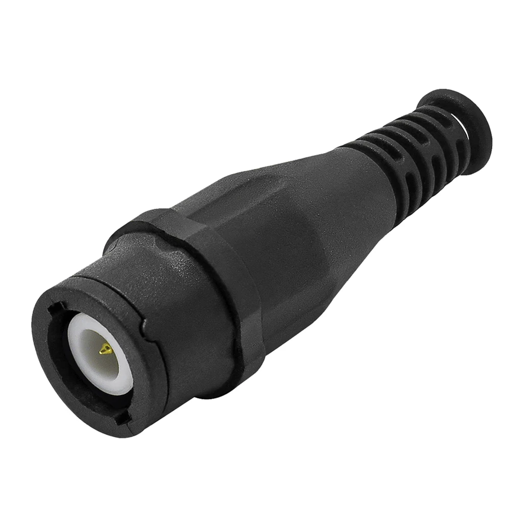 Cleqee P7001 5mm BNC Q9 Male Connector, BNC Q9 Male Adapter Black